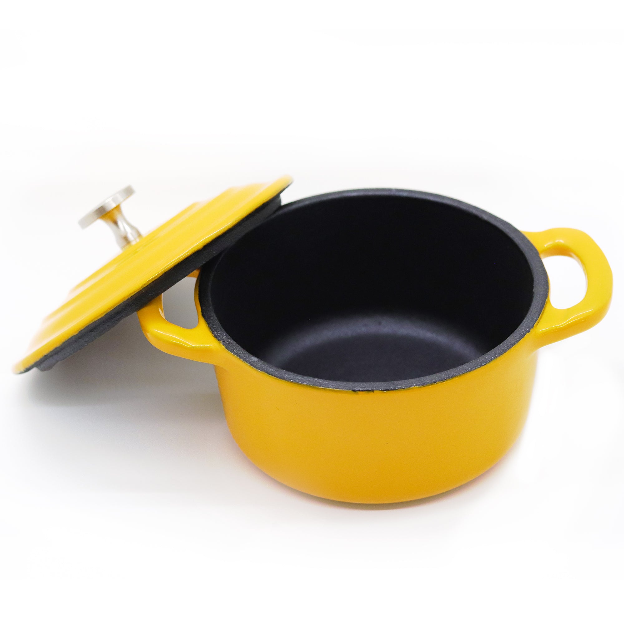 RJ Legend Mini Cast Iron Pot, Round Cocotte, 5.5-Inch 