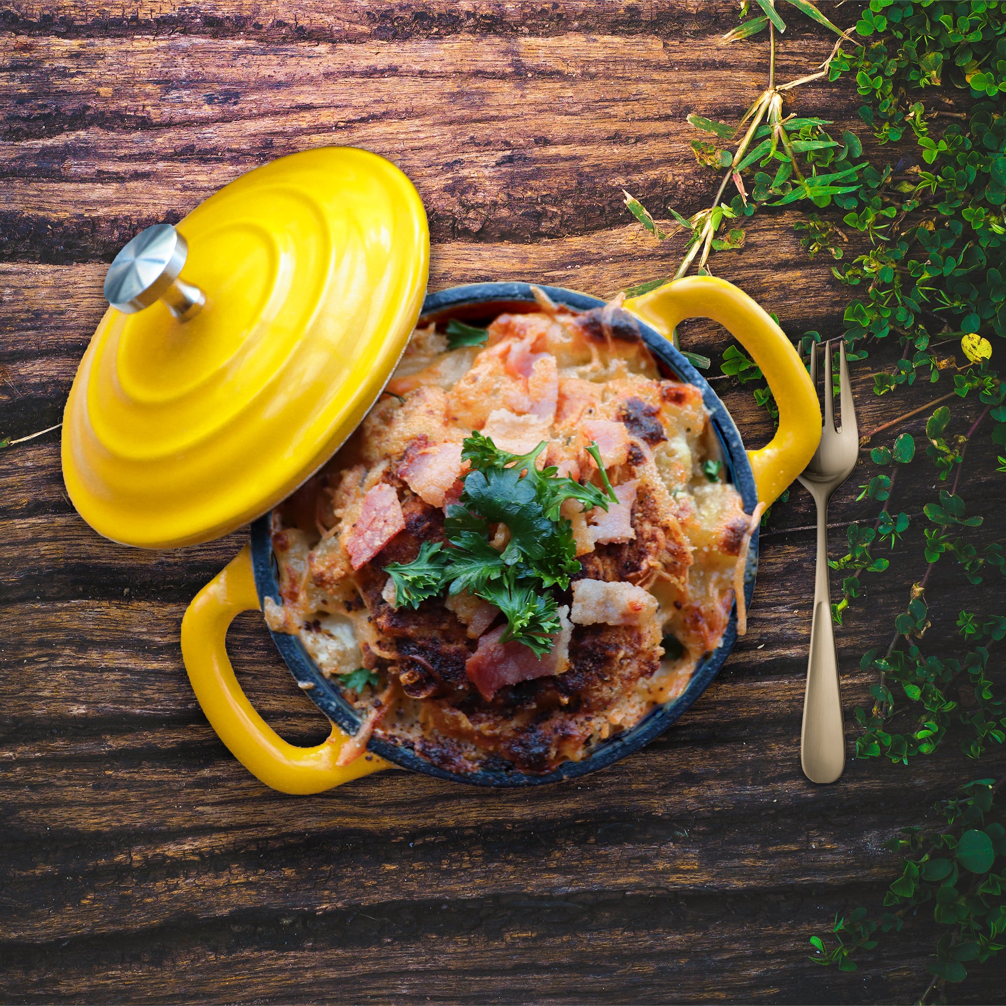 RJ Legend Mini Cast Iron Pot, Round Cocotte, 5.5-Inch 