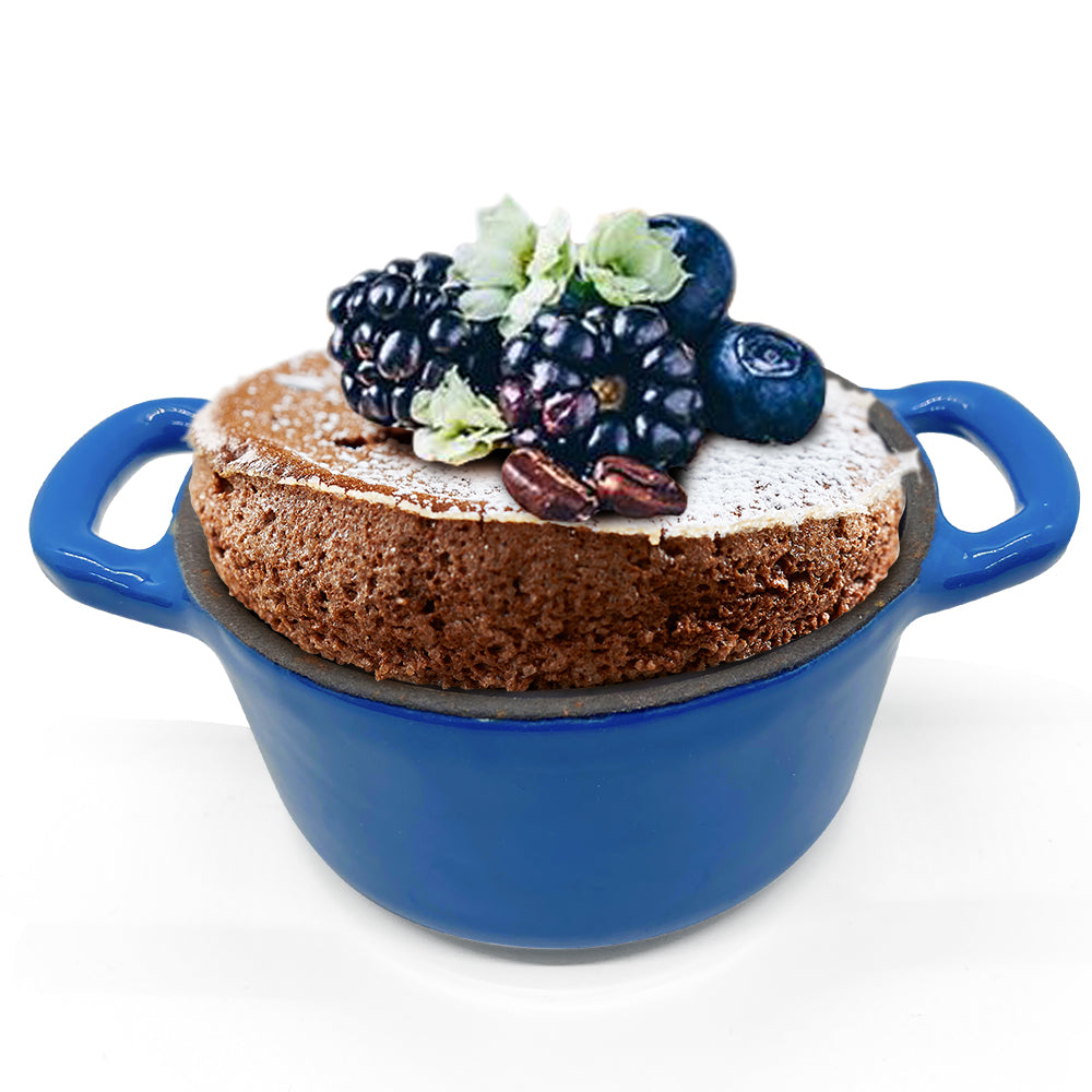 RJ Legend Mini Cast Iron Pot, Round Cocotte, 5.5-Inch 