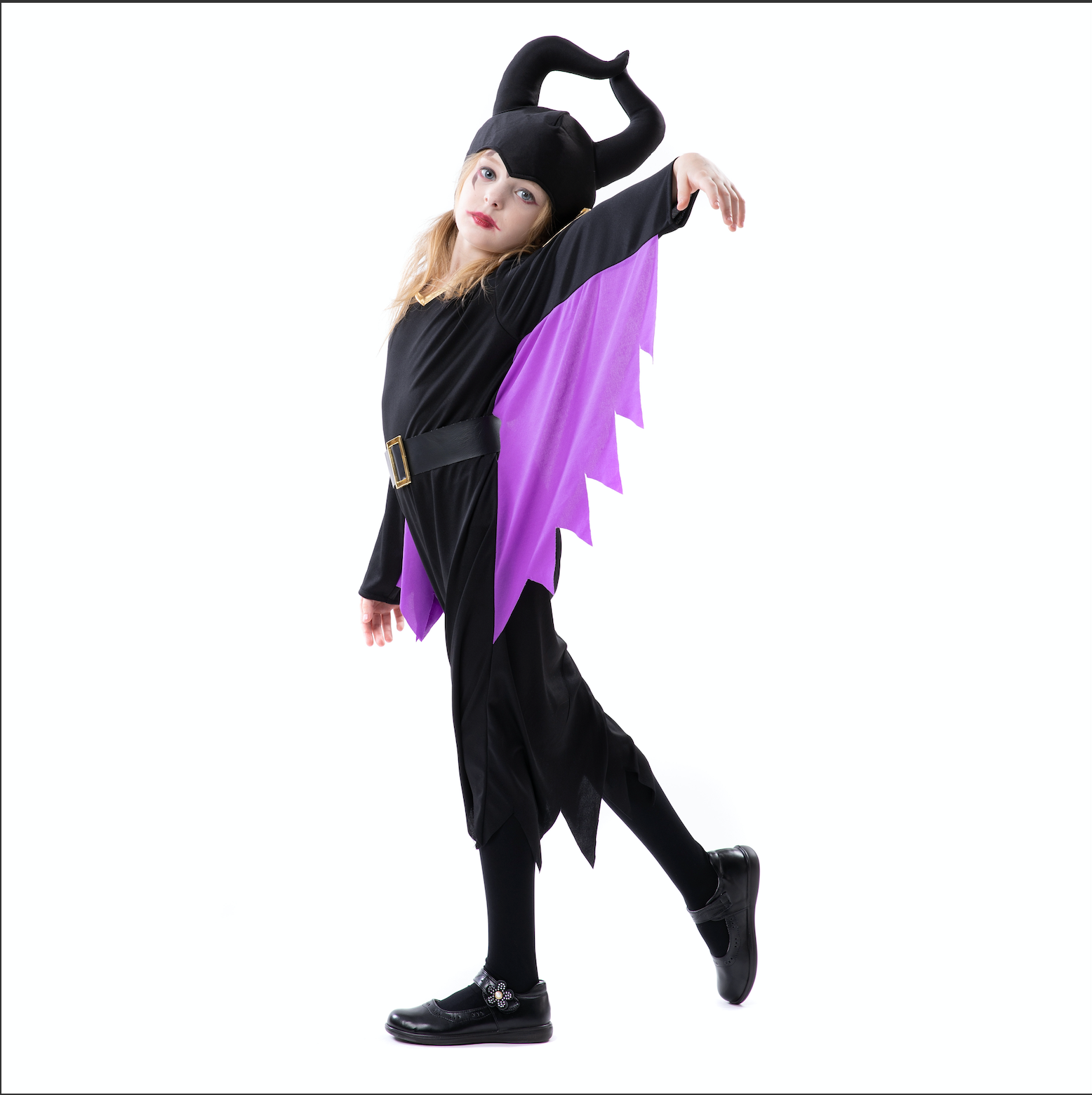 RJ Legend Evil Witch Cosplay - Halloween Devil Horns Costume - Fun Cosplay Devil Costume for Kids