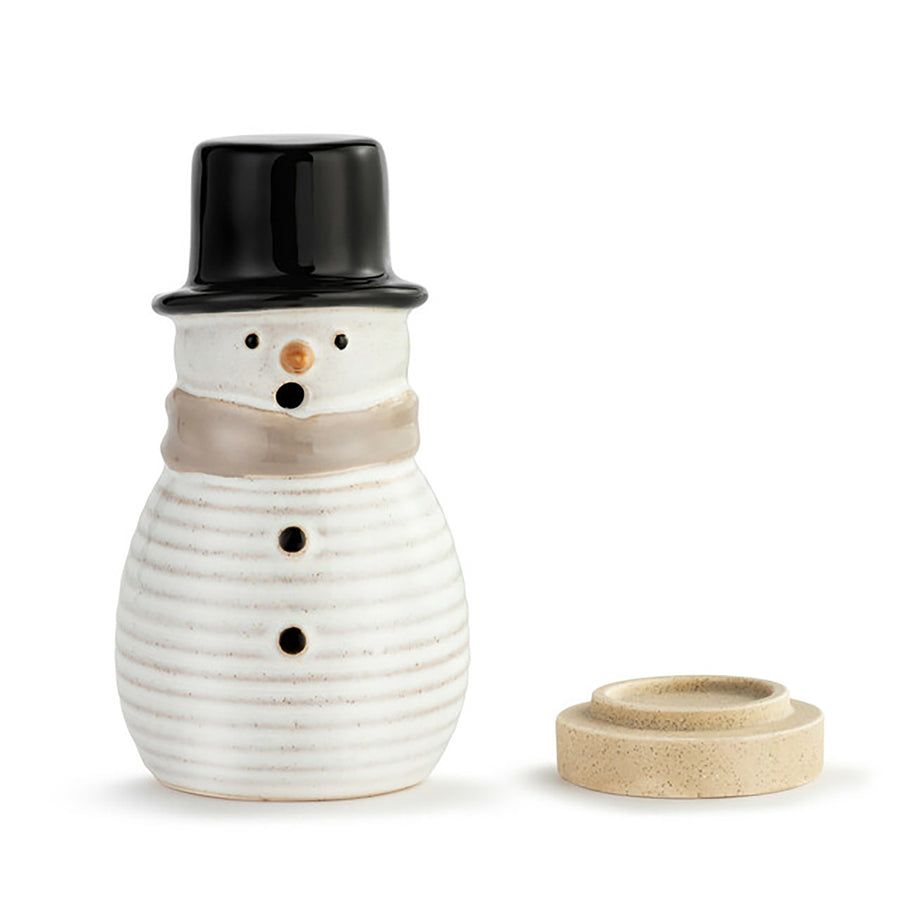 RJ Legend Snow Day Snowman Ceramic Smoker, Home Decor, Christmas Decorations, Incense Holder, Ceramic Aromatherapy Diffuser