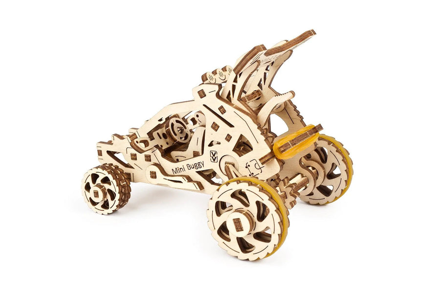 RJ Legend Mini Buggy Wooden Fidgets Set, 3D Puzzle Toy, DIY Kit, Model Car Kits, Kids and Adults, Self-Assemble Car Set