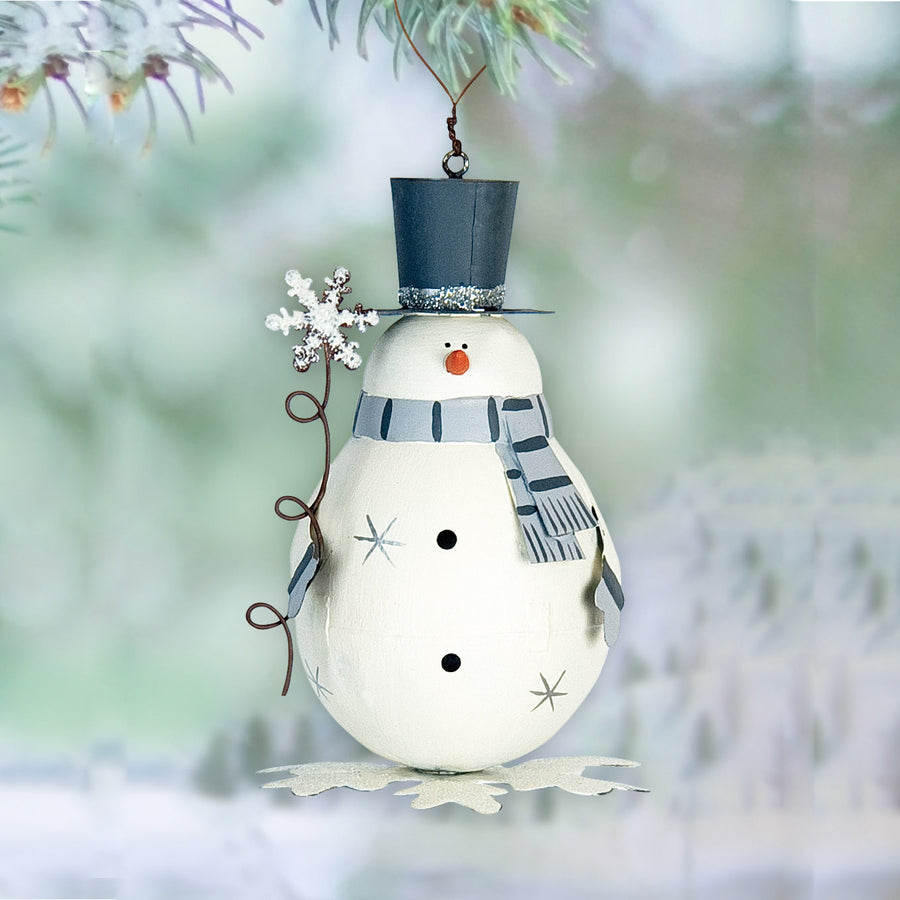 RJ Legend Frosty Snowman Ornament, Small Holiday Decoration, Christmas Ornaments Craft, Hanging Winter Decorations