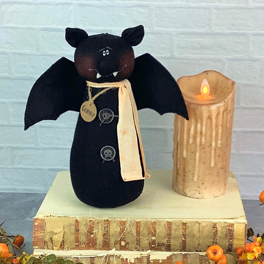 RJ Legend Gomez the Groovy Bat Halloween Decorations, Indoor, Fall Decor, Soft Plush, Fabric Bat, Home Decor, Spooky Halloween Ornaments