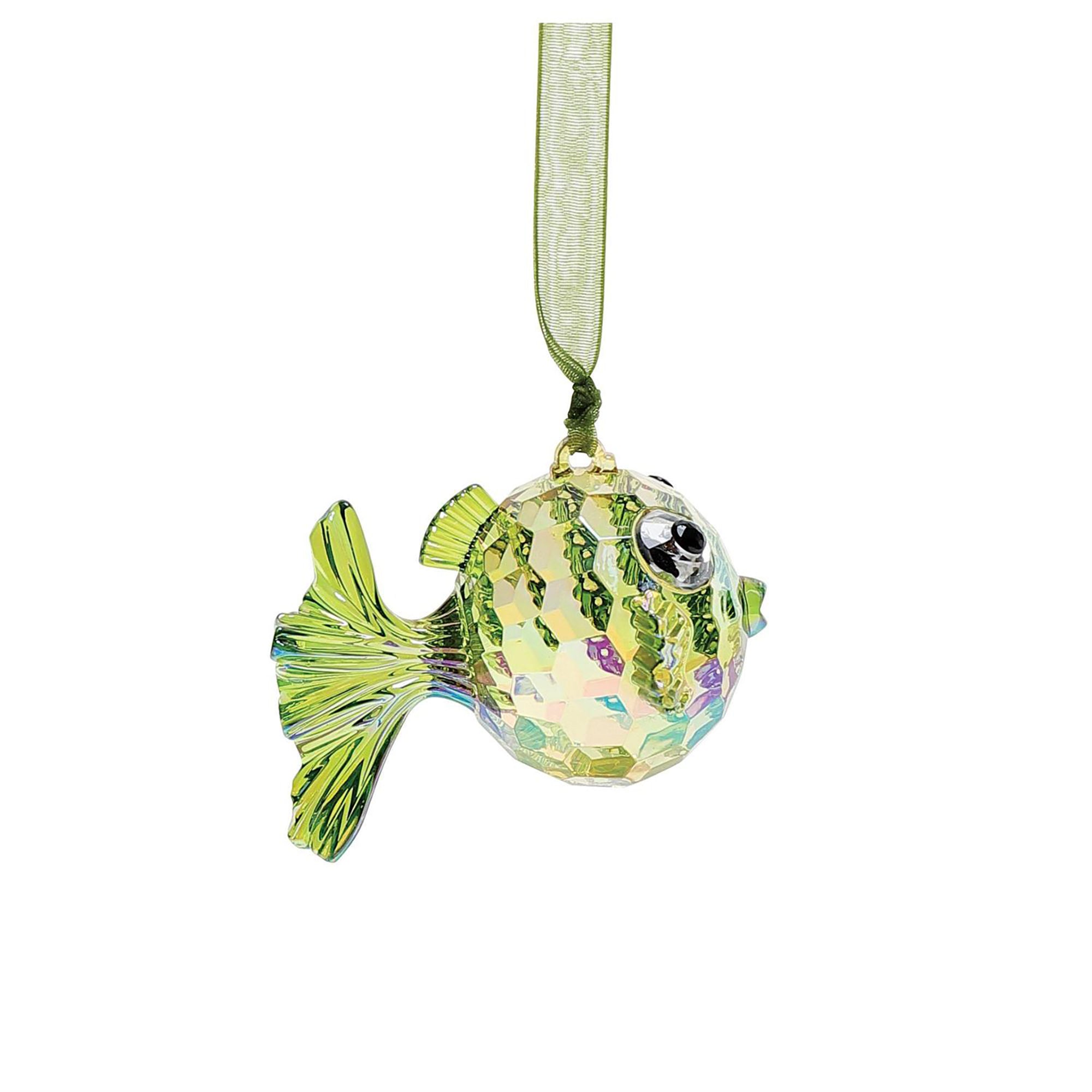 RJ Legend Puff Fish Ornaments, Acrylic Fish Decor, 3 Assorted