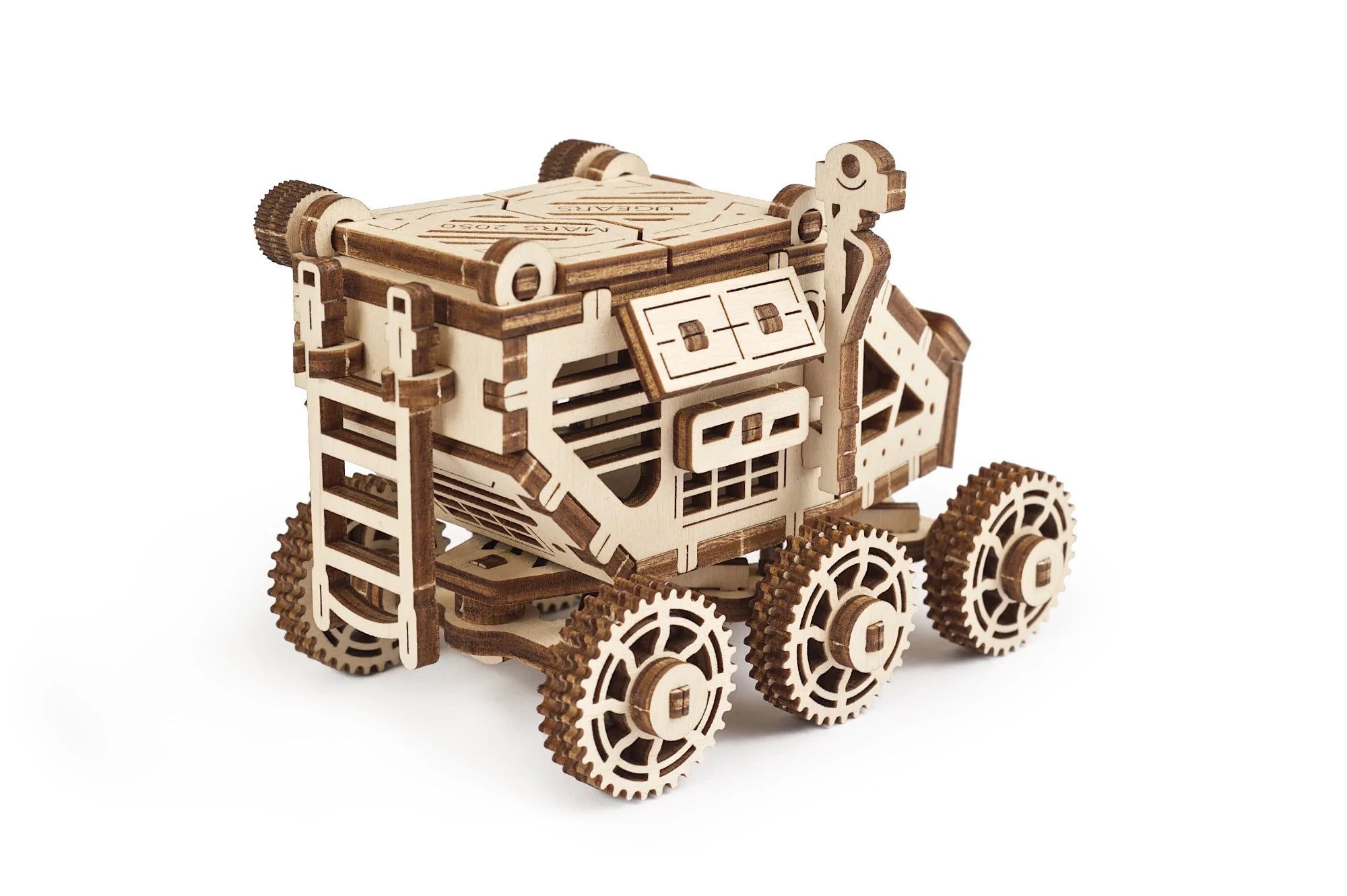 RJ Legend Mars Buggy Wooden Puzzle, STEM Toy, 3D Puzzle, STEM Space Toy, Mechanical, DIY Kit, Kids and Adults, Self-Assemble Craft Kit
