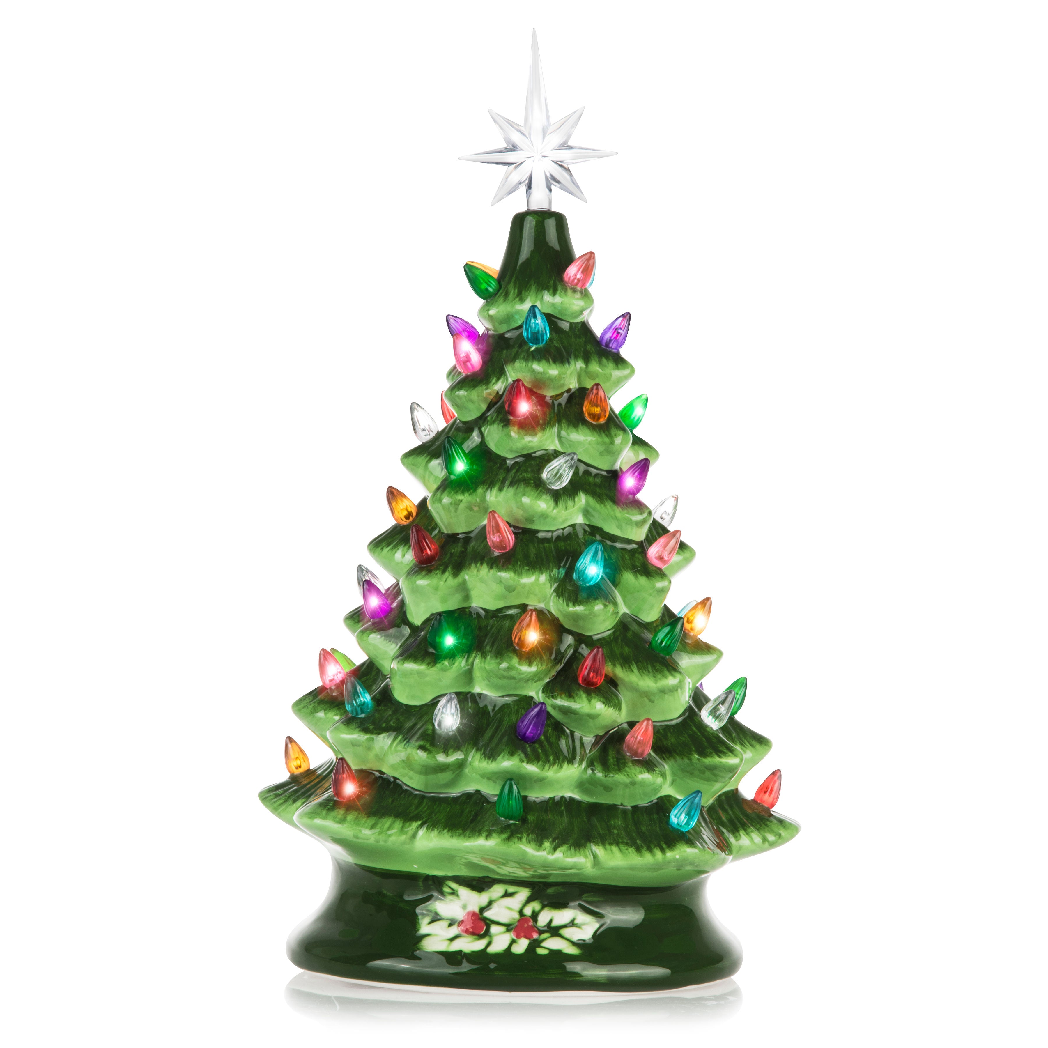 RJ-CER-GRN-L RJ Legend Christmas Mini Ceramic Tree