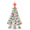 RJ-CER-SIL-L RJ Legend Christmas Mini Ceramic Tree